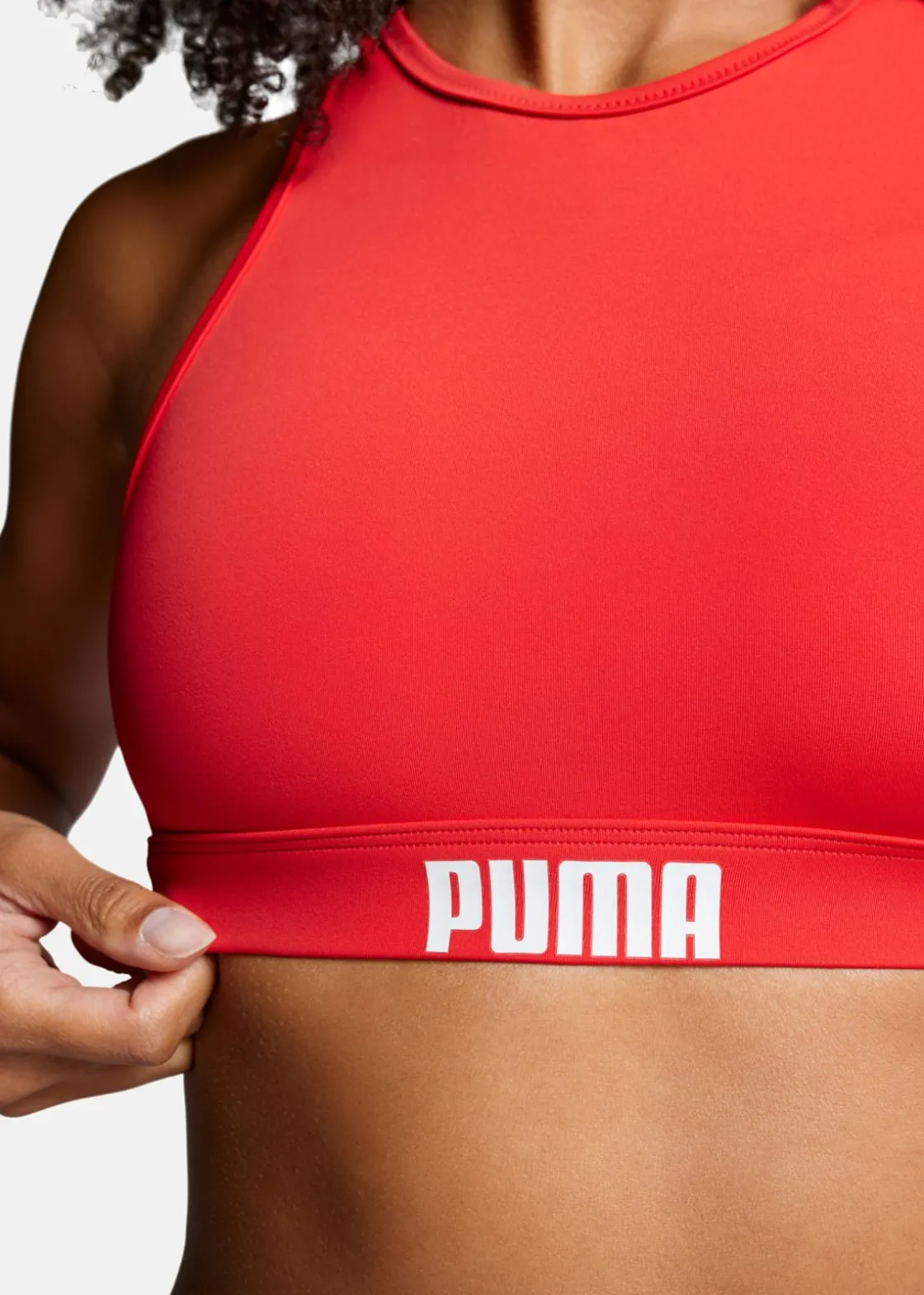 Sale Puma SWIM WOMEN RACERBACK TOP red