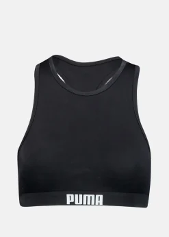 Discount Puma SWIM WOMEN RACERBACK TOP black