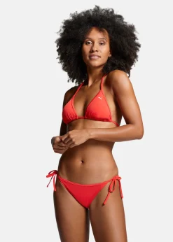 Discount Puma SWIM WOMEN SIDE TIE BRIEF red