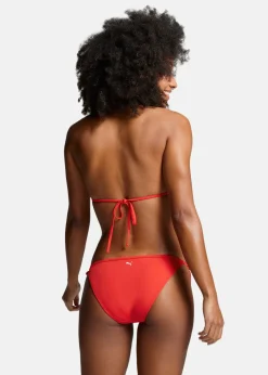 Discount Puma SWIM WOMEN SIDE TIE BRIEF red