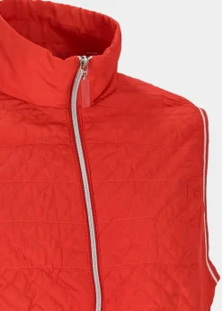 Online X-trail Quilted Vest Red