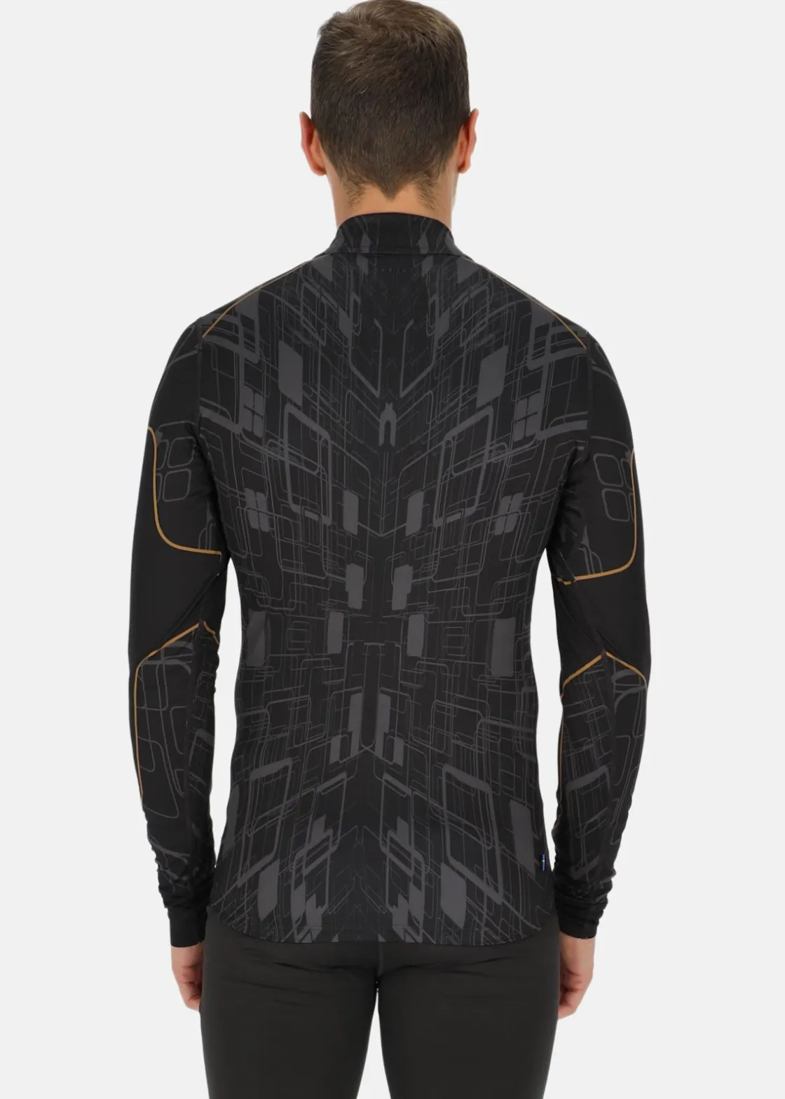 Online Swedemount Race Half Zip Top Black/Charcoal