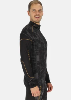 Online Swedemount Race Half Zip Top Black/Charcoal