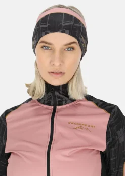 Sale Swedemount Race Headband Dusty Rose/Charcoal