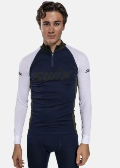 Best Swix RaceX Classic Half Zip M Dark Navy/Bright White