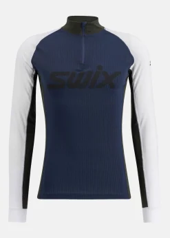 Best Swix RaceX Classic Half Zip M Dark Navy/Bright White
