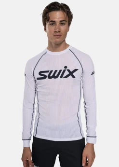 Outlet Swix RaceX Classic Long Sleeve M Bright White/ Dark Navy
