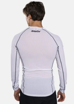 Outlet Swix RaceX Classic Long Sleeve M Bright White/ Dark Navy