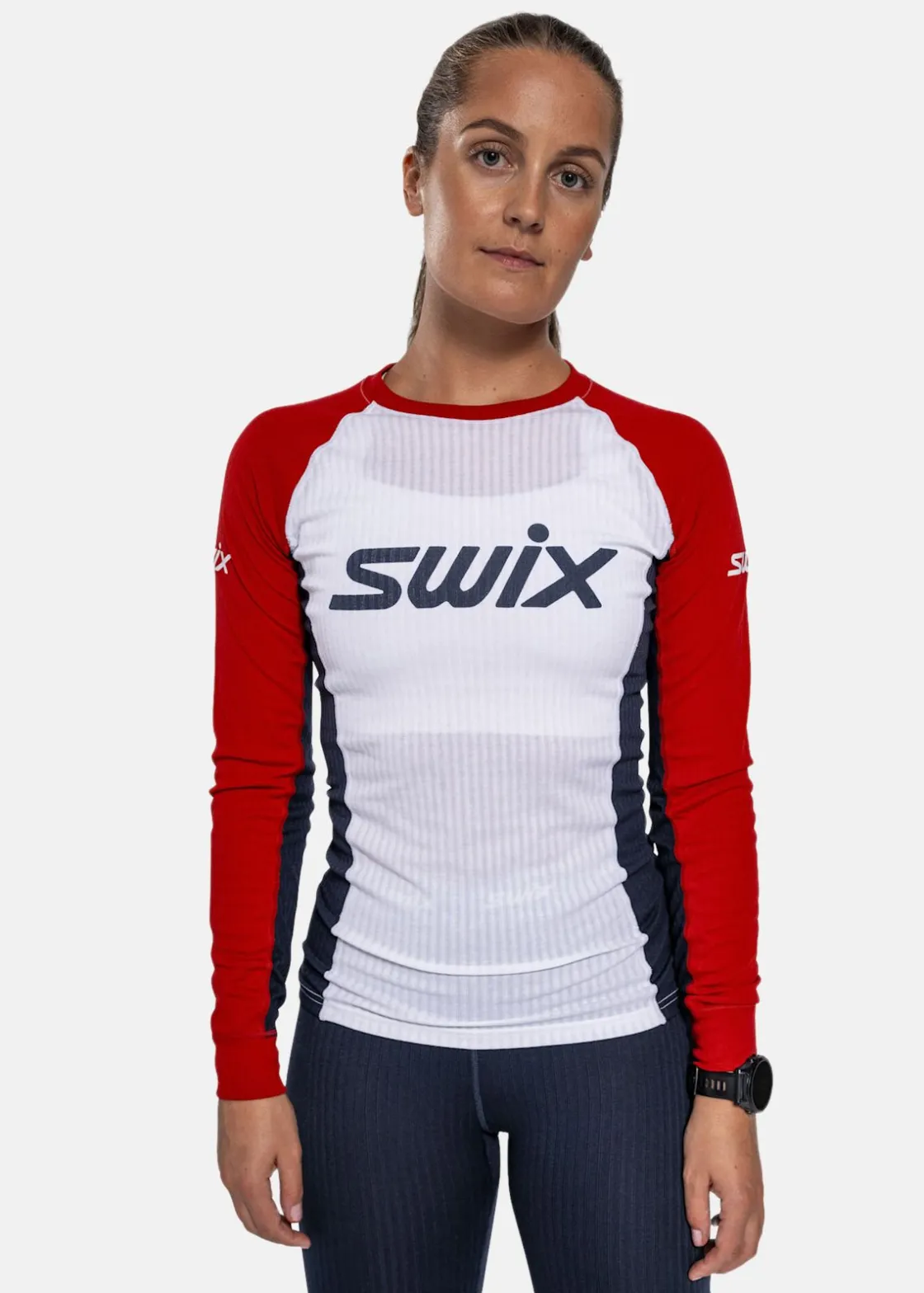 New Swix RaceX Classic Long Sleeve W Swix red/Bright white