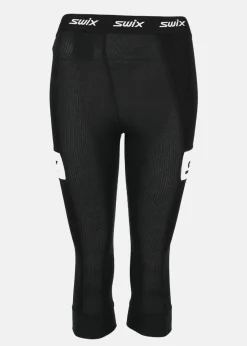 Clearance Swix RaceX warm bodyw 3/4 pant W Black