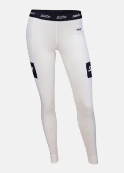 Hot Swix RaceX Warm Bodyw Pants Womens Snow white