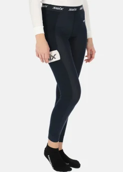 Sale Swix RaceX Warm Bodyw Pants Womens Dark navy