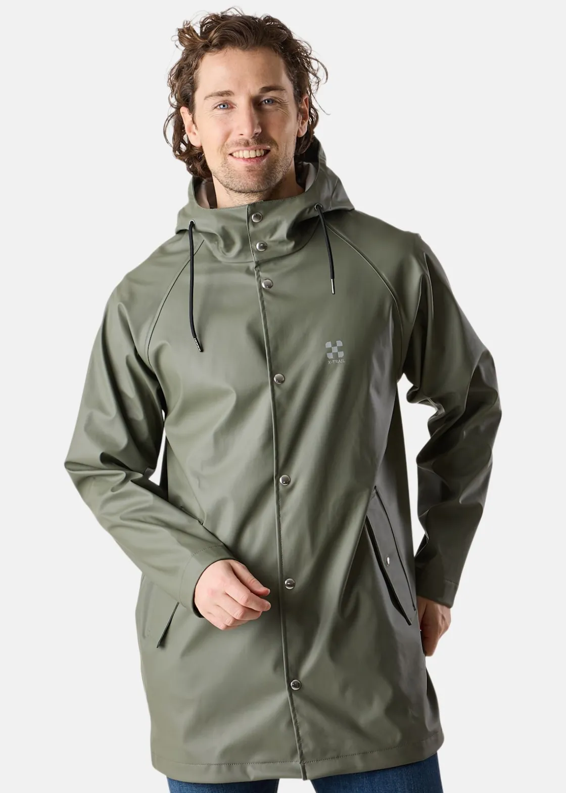Discount X-trail Rain Coat Dusty Olive