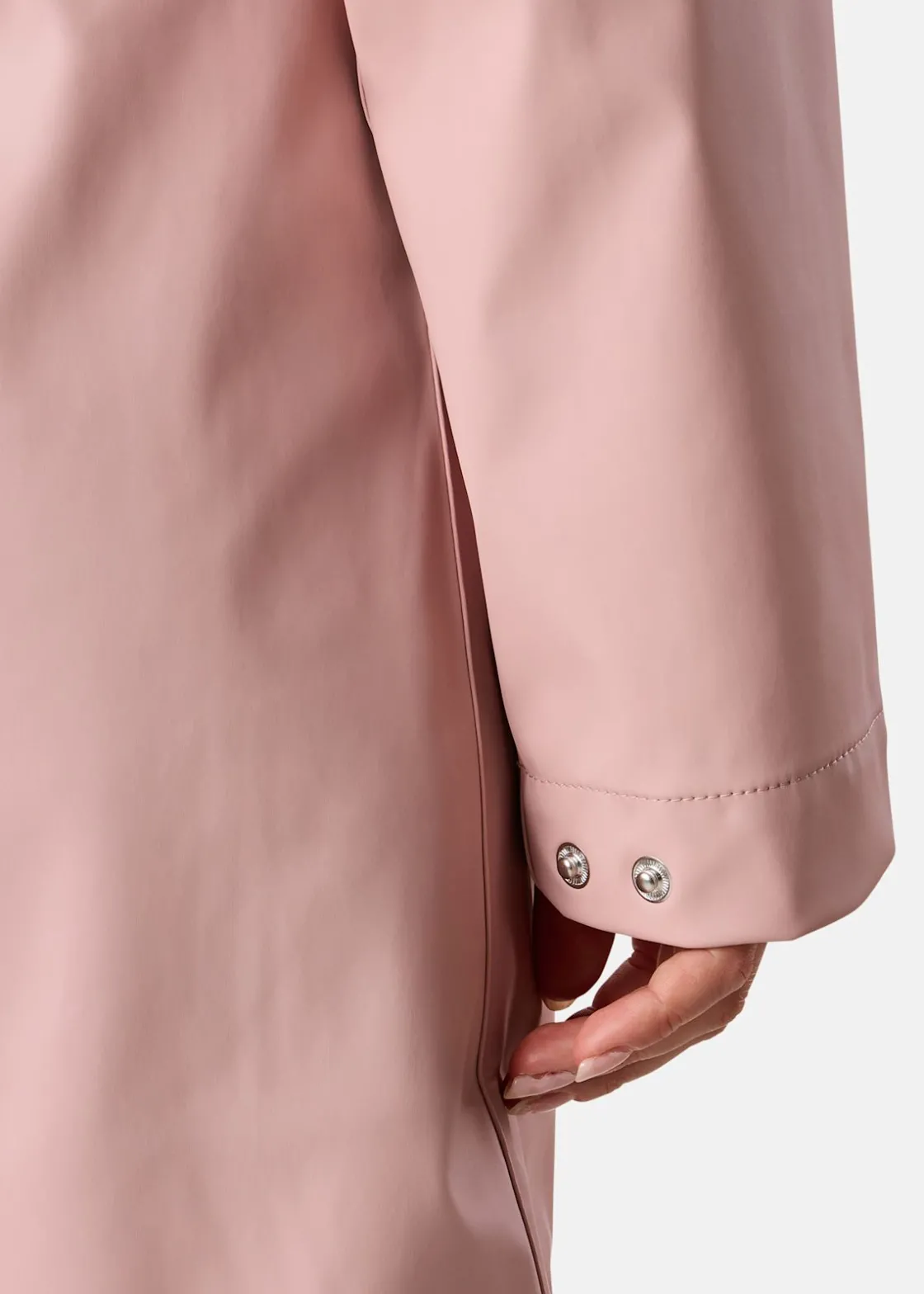 Online X-trail Rain Coat W Dusty Rose