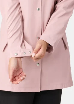 Online X-trail Rain Coat W Dusty Rose