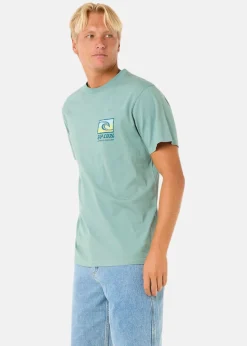 Best Rip Curl RAW ENERGY TRAD TEE BLUE LAGOON