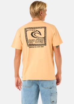 Sale Rip Curl RAW ENERGY TRAD TEE MANDARIN ZEST