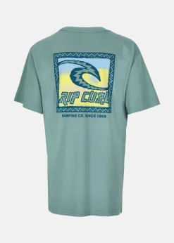 Best Rip Curl RAW ENERGY TRAD TEE -BOY BLUE LAGOON