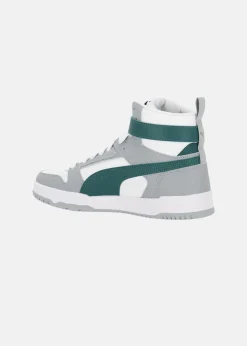 Sale Puma RBD Game Jr PUMA White-Malachite-Cool Mid Gray-Gold