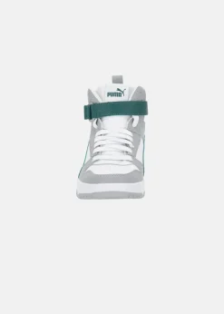 Sale Puma RBD Game Jr PUMA White-Malachite-Cool Mid Gray-Gold