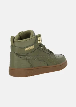 Best Puma Rebound Rugged Jr Burnt Olive-Burnt Olive-Puma Team Gold