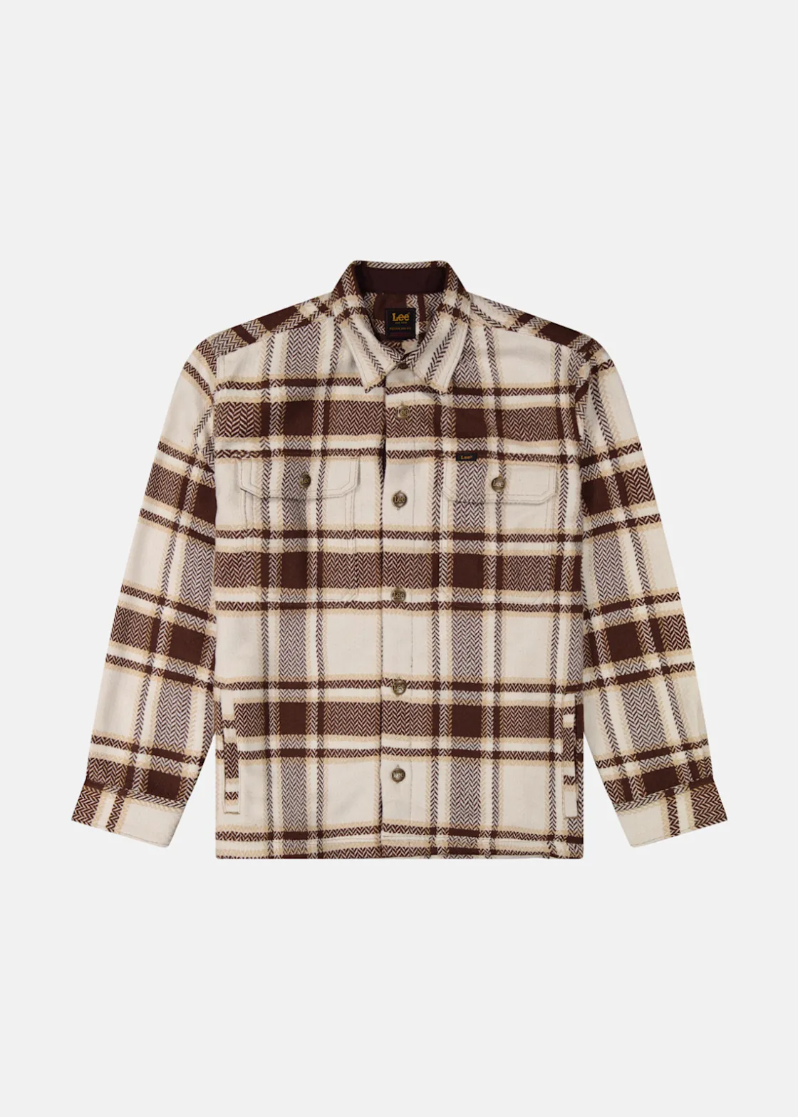 Clearance Lee RELAXED_OVERSHIRT ARABICA_PLAI