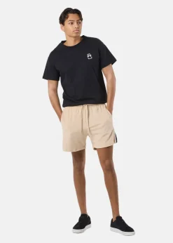 Clearance Denim Factory Resort Shorts Taupe Stripe