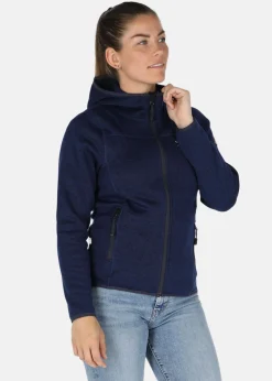 Clearance Swedemount Reykjavik Fleece Hood Jacket 2.0 W Navy Melange