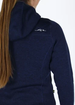 Clearance Swedemount Reykjavik Fleece Hood Jacket 2.0 W Navy Melange