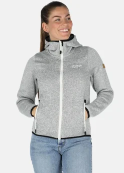 New Swedemount Reykjavik Fleece Hood Jacket 2.0 W Grey Melange