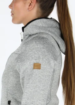 New Swedemount Reykjavik Fleece Hood Jacket 2.0 W Grey Melange