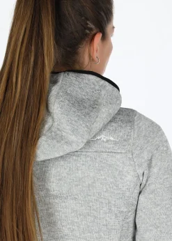 New Swedemount Reykjavik Fleece Hood Jacket 2.0 W Grey Melange