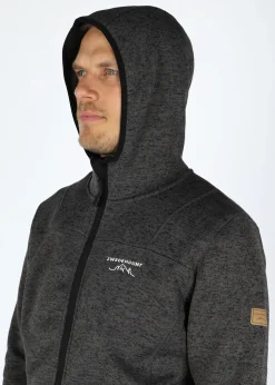 Sale Swedemount Reykjavik Fleece Hood Jacket 2.0 Charcoal Melange
