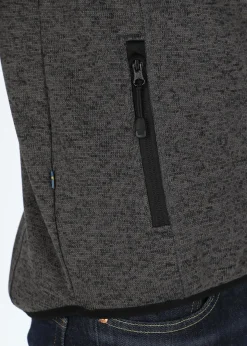 Sale Swedemount Reykjavik Fleece Hood Jacket 2.0 Charcoal Melange