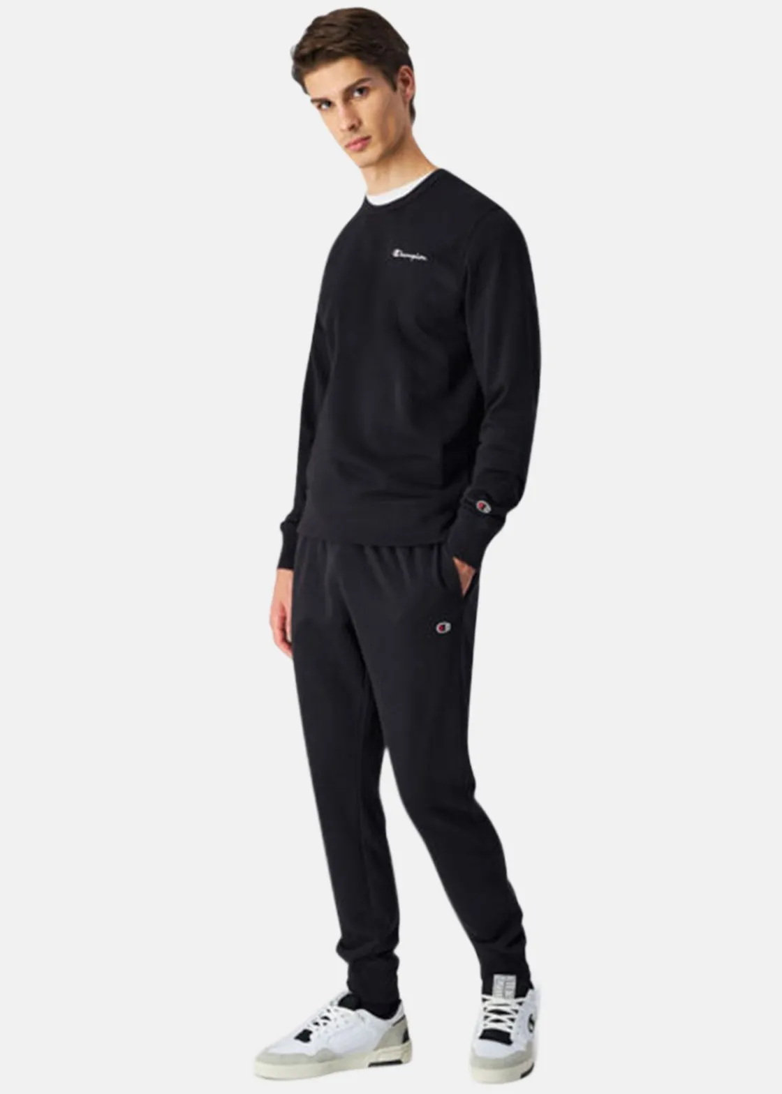 Discount Champion Rib Cuff Pants Black Beauty