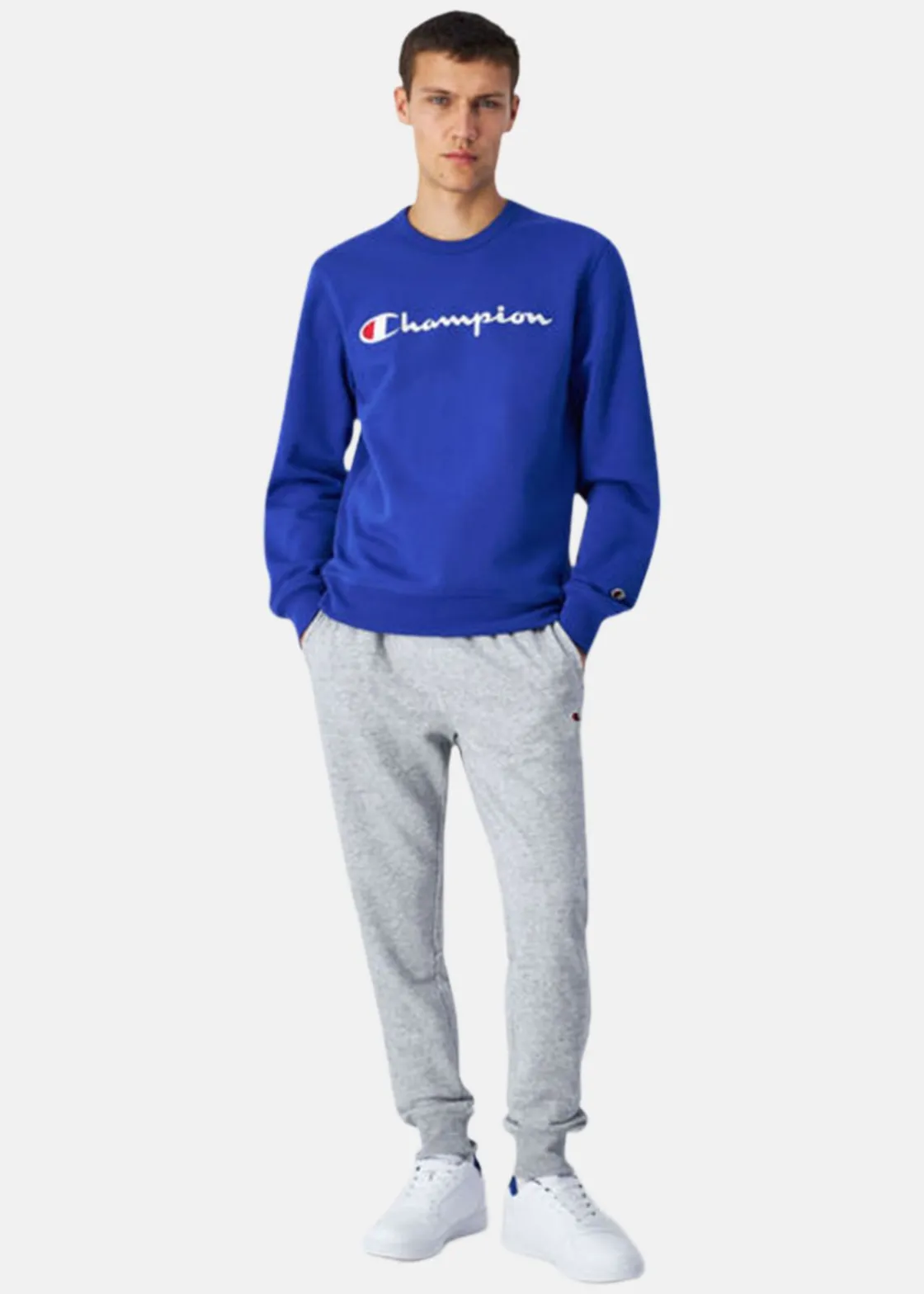 Discount Champion Rib Cuff Pants New Oxford Grey Melange