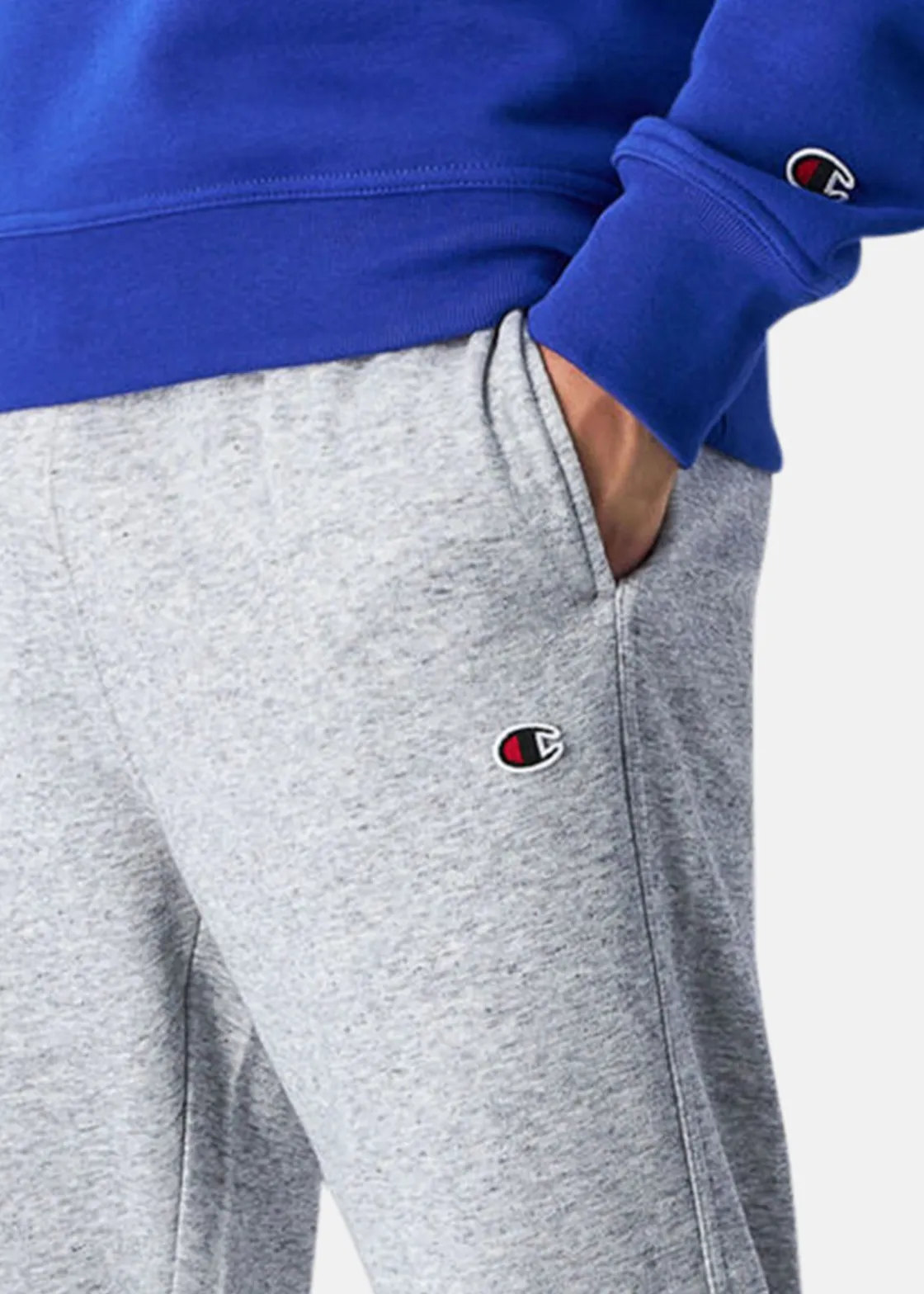 Discount Champion Rib Cuff Pants New Oxford Grey Melange