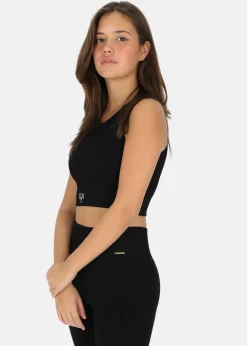 Ellen New York Rib Seamless Bra Black