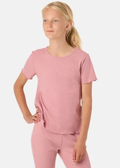 Outlet Ellen New York Rib Top G JR Dusty Rose