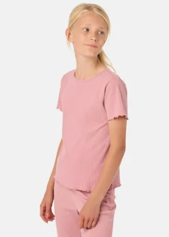 Outlet Ellen New York Rib Top G JR Dusty Rose