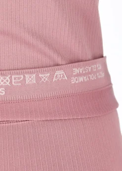 Sale Swedemount Ribbed Seamless Fullzip Hood W Dusty Rose