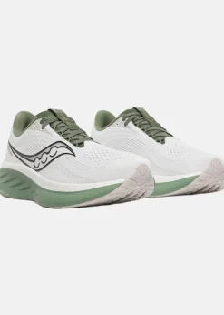 New Saucony RIDE 18 WHITE/OLIVINE