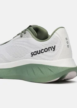 New Saucony RIDE 18 WHITE/OLIVINE