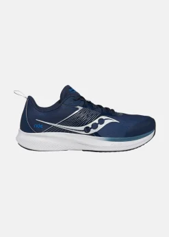 Discount Saucony RIDE KDZ NAVY/SILVER