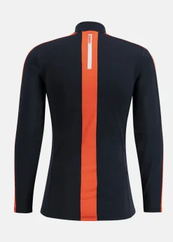 Online Swix Roadline NTS Half Zip Baselaye Black/Fiery Red