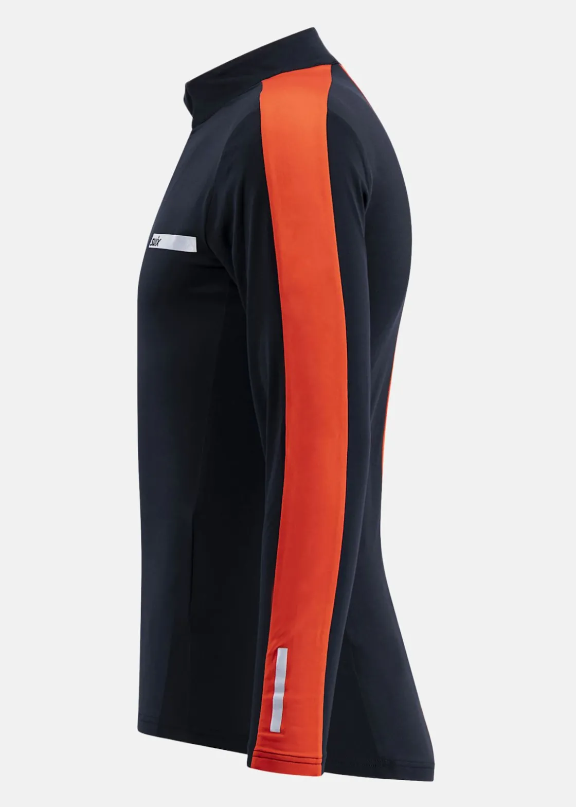 Online Swix Roadline NTS Half Zip Baselaye Black/Fiery Red