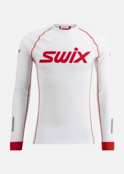 Sale Swix Roadline RaceX Long Sleeve M Bright white