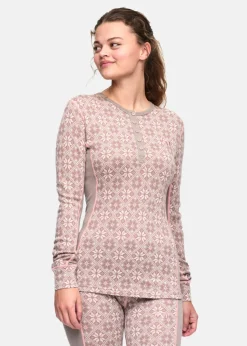 Clearance Kari Traa ROSE LS DUSTY DARK PINK