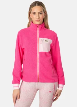 Outlet Kari Traa ROTHE MIDLAYER BRIGHT PINK