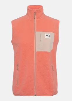 New Kari Traa ROTHE VEST PEACH PINK